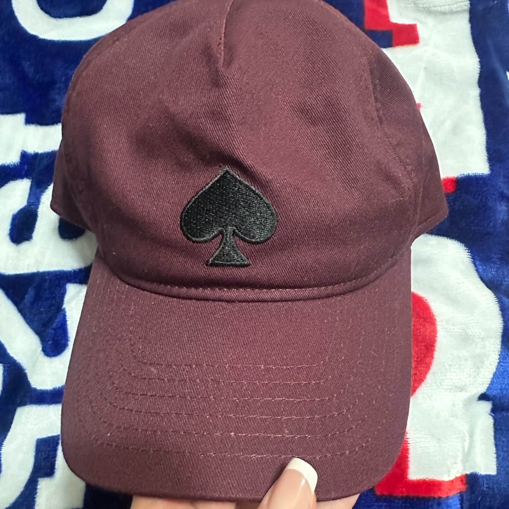Kate Spade Burgundy Cap NWOT